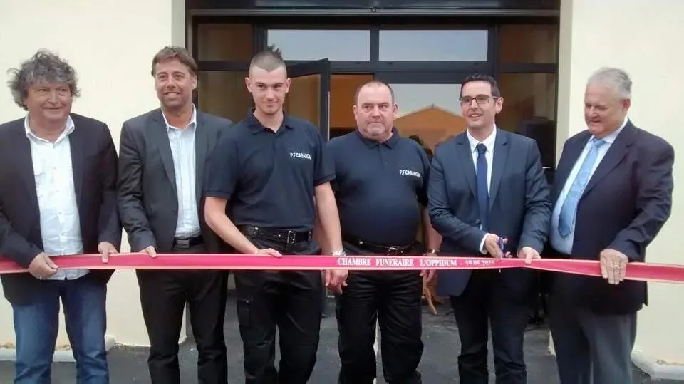 Inauguration de la chambre funéraire L'Oppidum à Bessan.